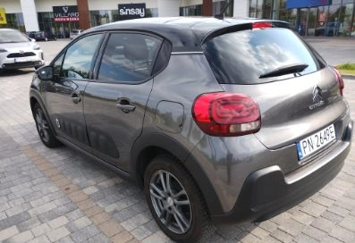 Citroen C3 cena 42800 przebieg: 44550, rok produkcji 2019 z Konin małe 154